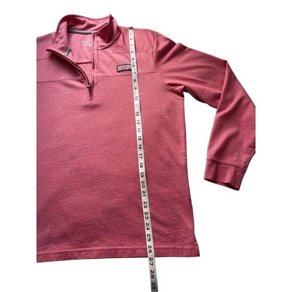 Vineyard Vines “The Shep Shirt” 1/4 zip in light salmon/pink - M - Picture 6 of 8
